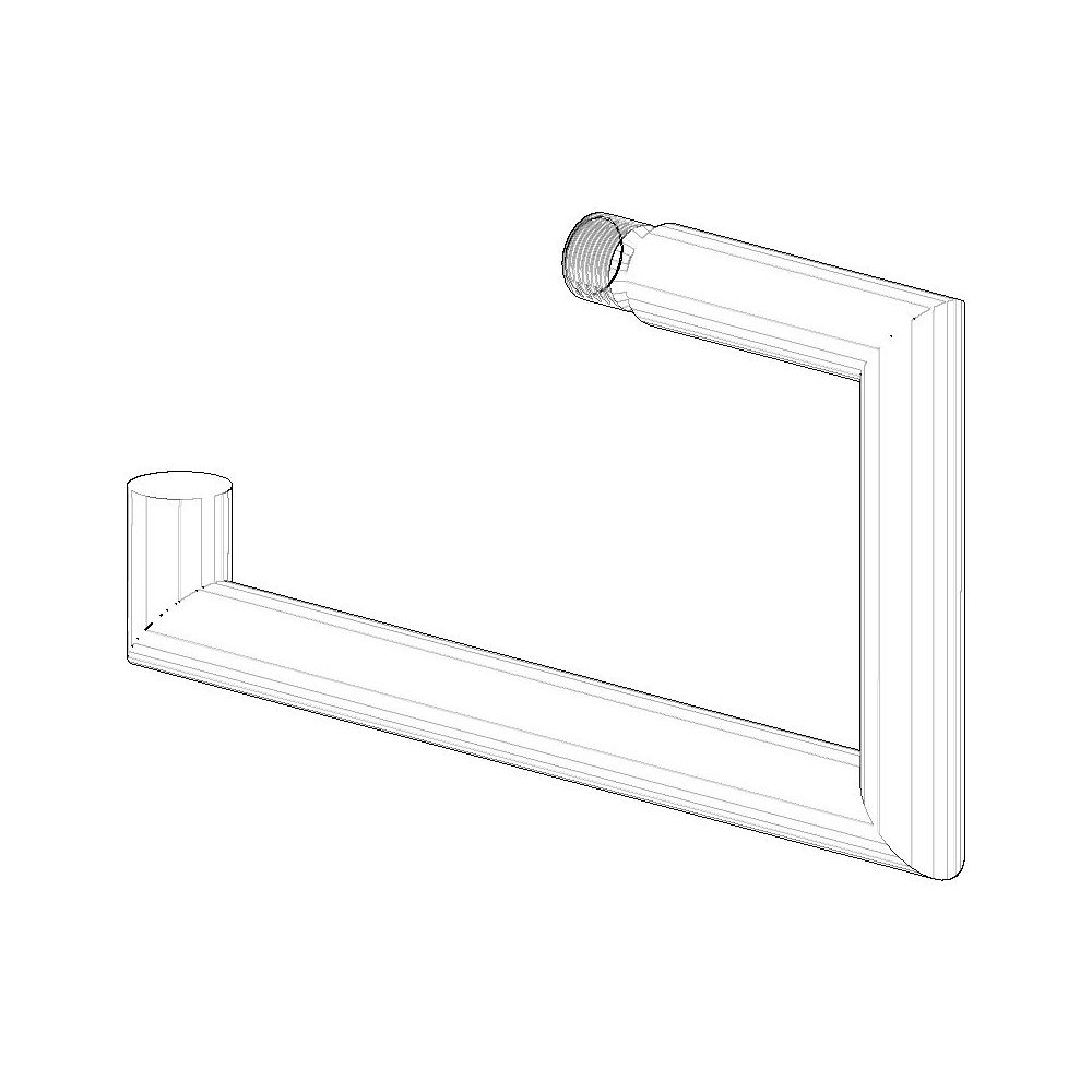 Dornbracht Halter, 152x80x14mm, Champagne gebürstet, 90282264000-46... DORNBRACHT-90282264000-46 4099477035710 (Abb. 2)