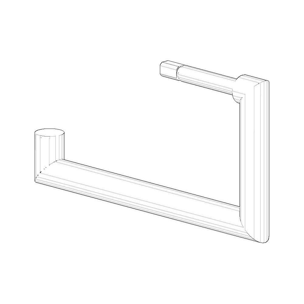Dornbracht Halter, 154x80x17mm, Champagne gebürstet, 90282264100-46... DORNBRACHT-90282264100-46 4099477035734 (Abb. 2)