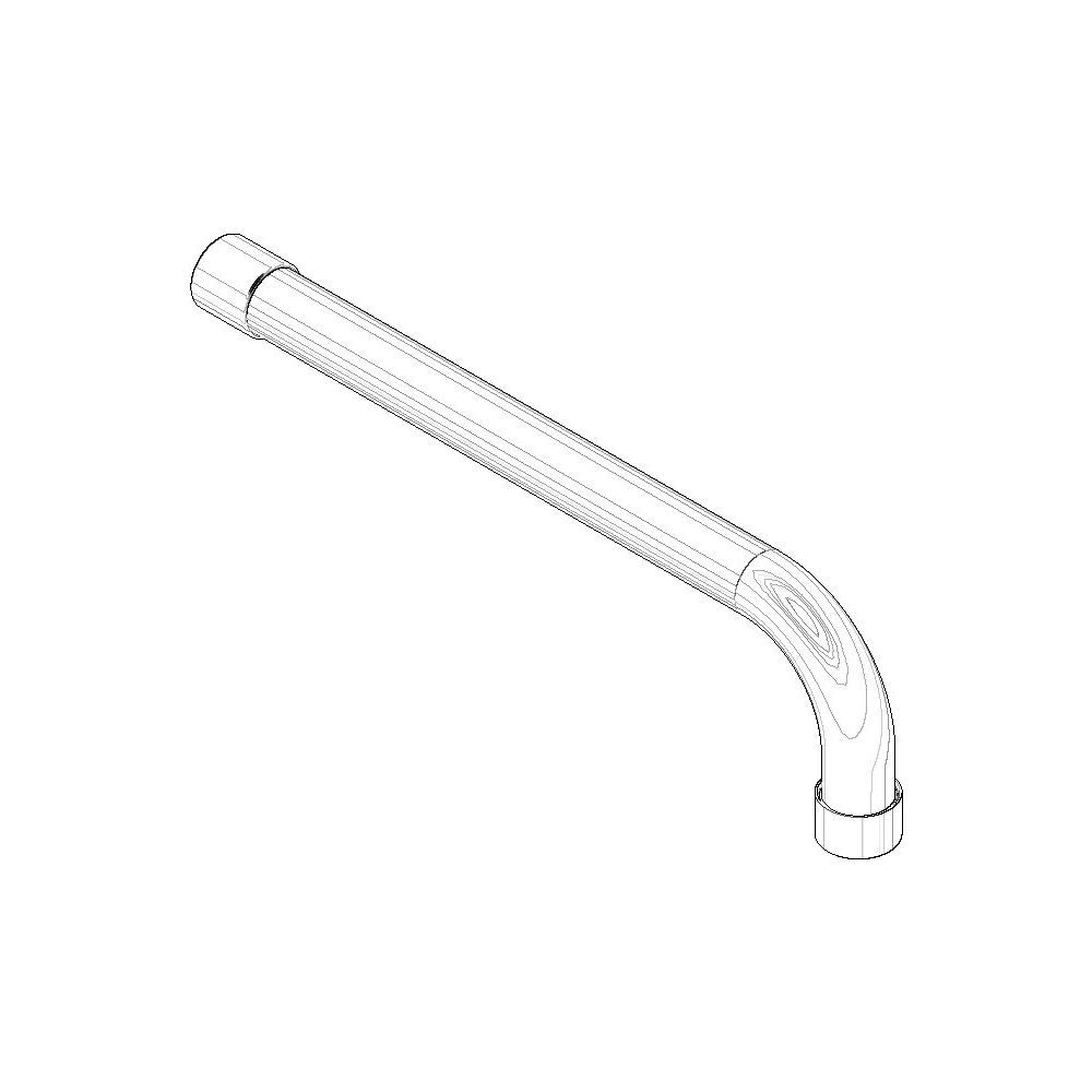 Dornbracht Auslauf, D 22mm, Länge 256mm, Messing gebürstet 23kt Gold, 902825... DORNBRACHT-90282507600-28 4029011907524 (Abb. 2)