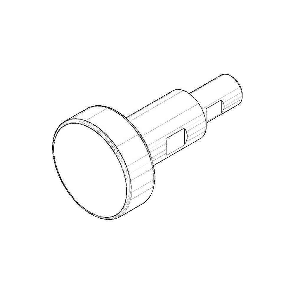 Dornbracht Zugstange für Umstellung, D 26x47,3mm, Messing gebürstet, 9031091... DORNBRACHT-90310913900-28 4029011907586 (Abb. 2)