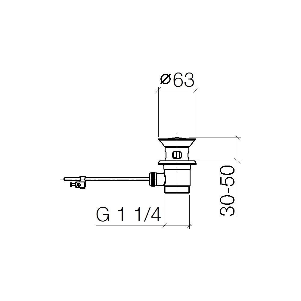 Dornbracht Ablaufgarnitur Ersatzteile 1 1/4" 04110100100 matt weiß... DORNBRACHT-04110100100-10 4029011519901 (Abb. 3)