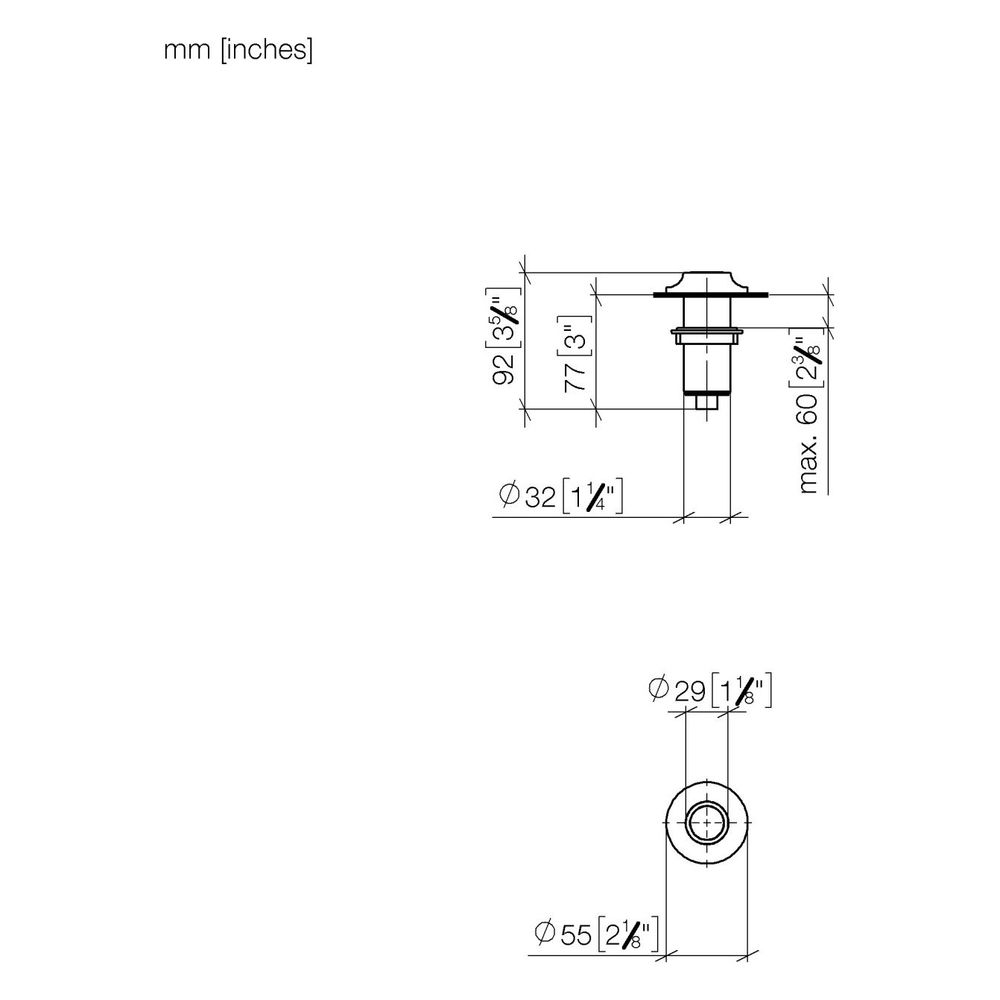 Dornbracht Bedienknopf Vaia Air Switch Messing 23kt Gold, 10713809-09... DORNBRACHT-10713809-09 4099477167695 (Abb. 4)