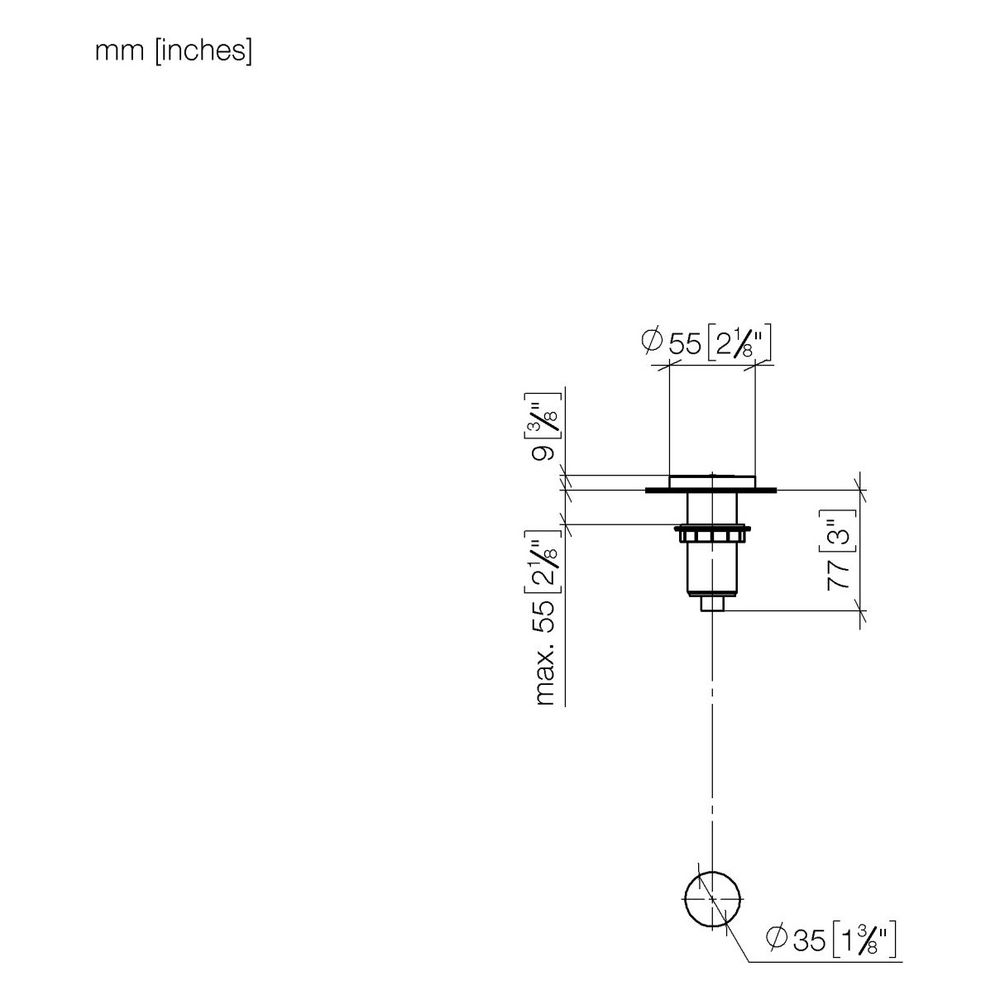 Dornbracht Bedienknopf Air Switch für Müllzerkleinerer, Dark Bronze gebürstet P... DORNBRACHT-10713970-43 4099477487960 (Abb. 3)