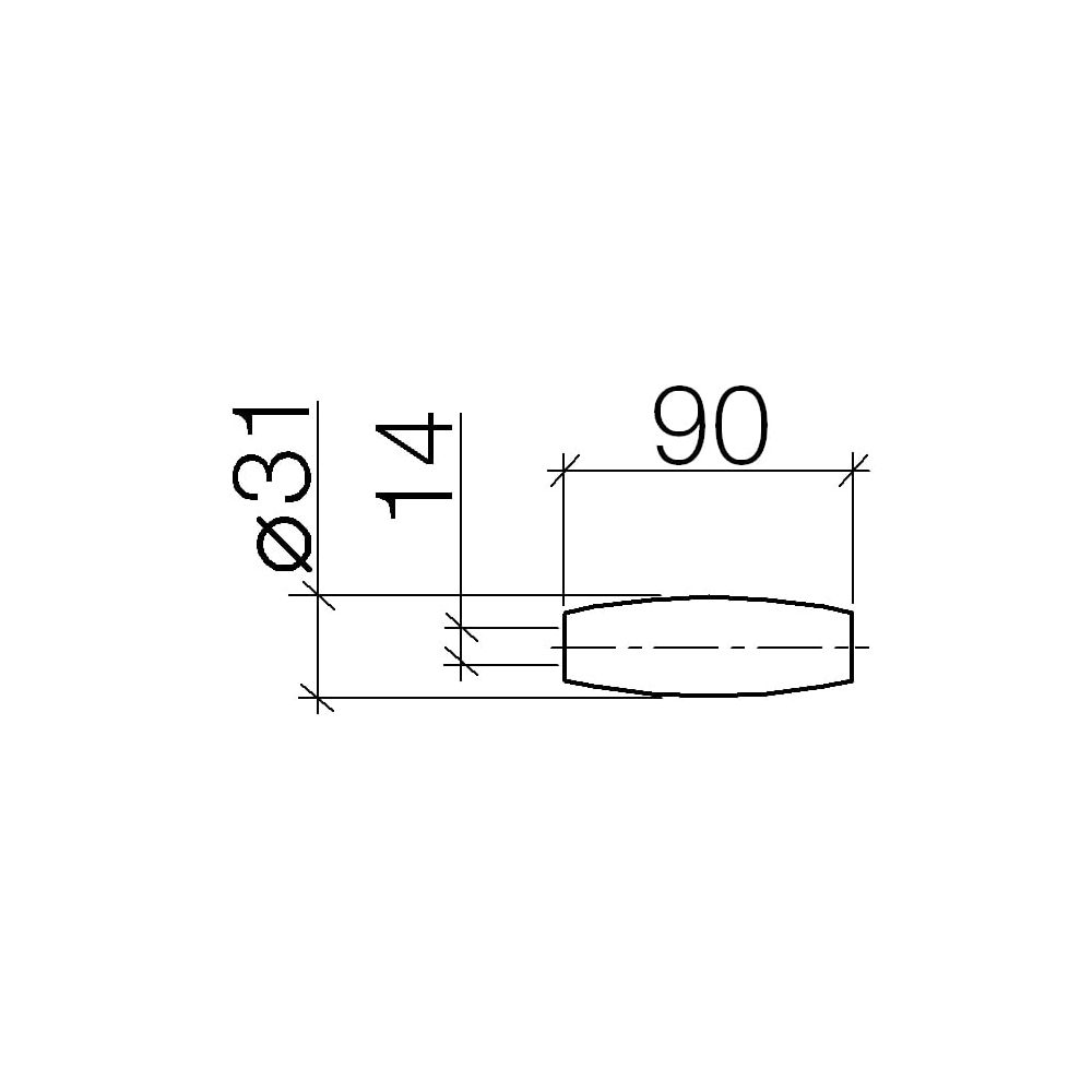 Dornbracht Griff Serienneutral 11167820 platin... DORNBRACHT-11167820-08 4029011151750 (Abb. 1)