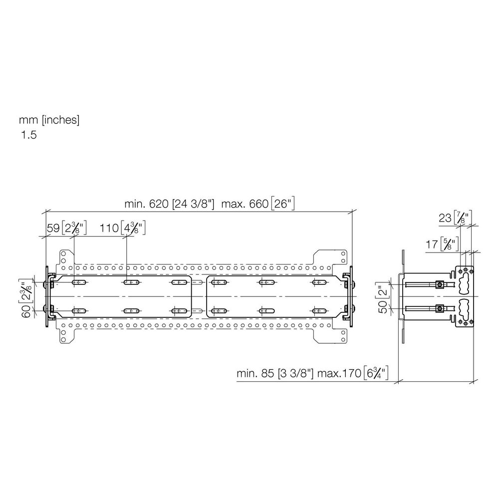 Dornbracht Befestigungssatz Symetrics xGRID 135x135x33mm für Trockenbau, 1234097... DORNBRACHT-1234097090 4099477015378 (Abb. 5)