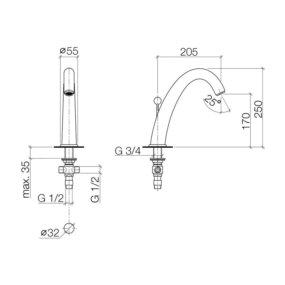 Dornbracht Auslauf Circle 13512920 200mm chrom... DORNBRACHT-13512920-00 4029011347306 (Abb. 2)