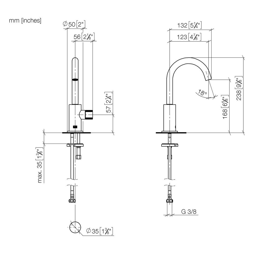 Dornbracht Meta Standventil, Kaltwasser 17500661 chrom... DORNBRACHT-17500661-00 4029011761850 (Abb. 3)