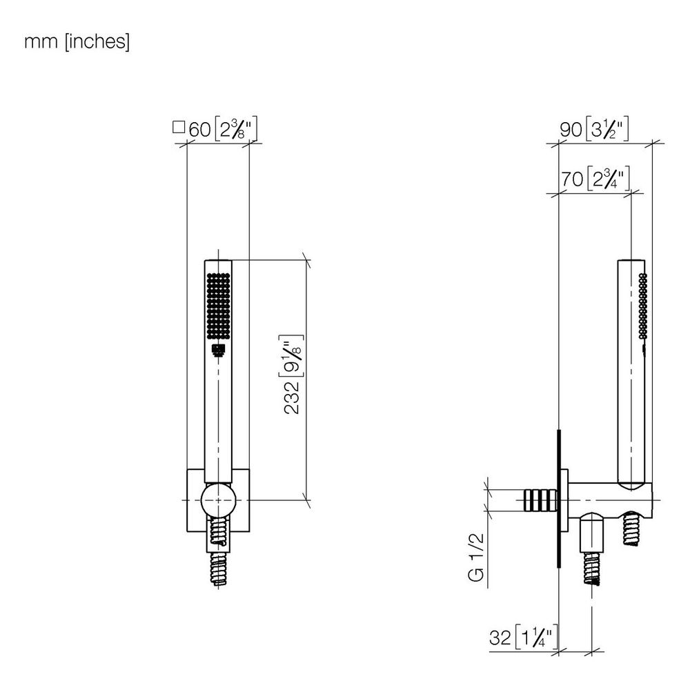 Dornbracht Schlauchbrausegarnitur Serienspezifisch 27802970 Dark Platinum matt... DORNBRACHT-27802970-99 4029011831089 (Abb. 3)