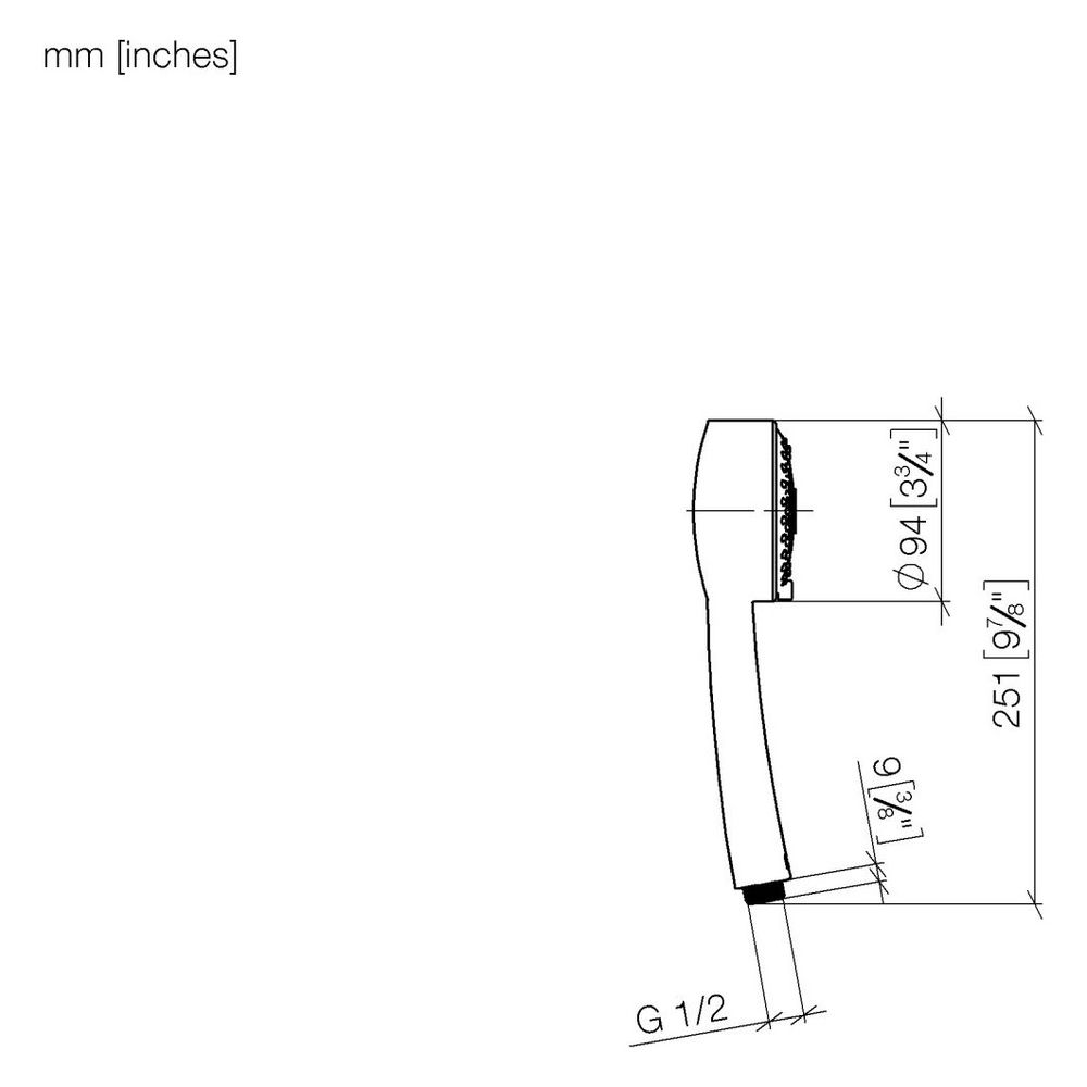 Dornbracht Handbrause Madison 9l/min, Dark Brass gebürstet... DORNBRACHT-28002978-39 4099477390611 (Abb. 3)