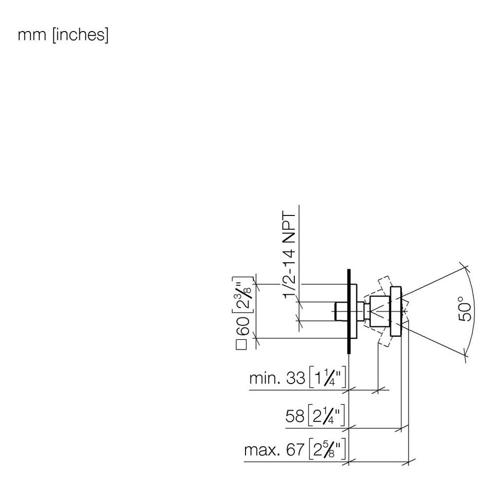 Dornbracht Seitenbrause MEM 5l/min Brausekopf 55mm Kugelgelenk 25 Grad schwenkb... DORNBRACHT-28518782-39 4099477400211 (Abb. 3)