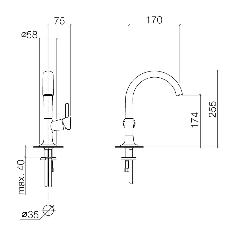 Dornbracht La Fleur Waschtisch-Einhandmischer ohne Ablaufgarnitur 33521955 chro... DORNBRACHT-33521955-00 4029011544866 (Abb. 2)