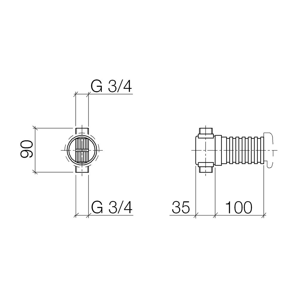 Dornbracht Rohrunterbrecher Serienneutral 35150970... DORNBRACHT-3515097090 4029011277986 (Abb. 2)