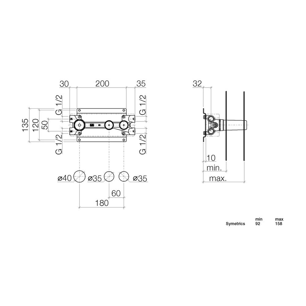 Dornbracht Unterputz-Vent.modul Serienneutral 35696970... DORNBRACHT-3569697090 4029011656972 (Abb. 4)