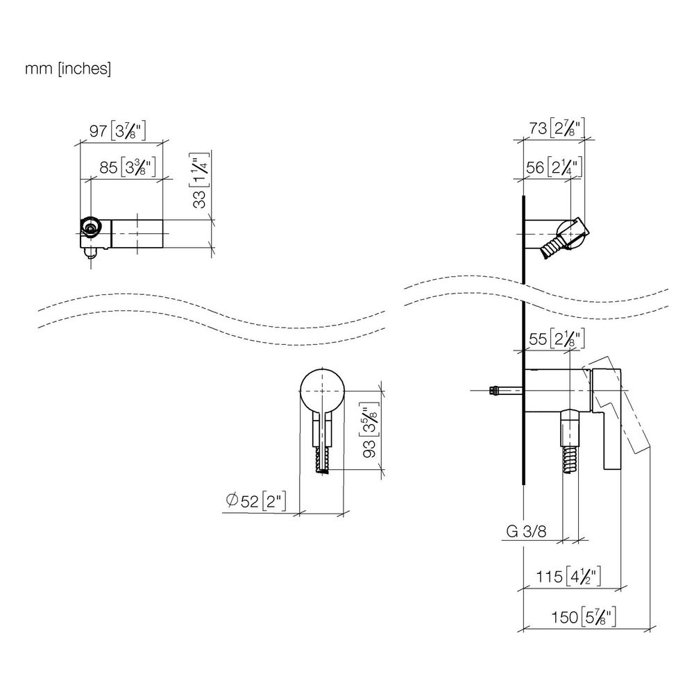 Dornbracht Unterputz-Einhandmischer Serienneutral 36002970 chrom... DORNBRACHT-36002970-00 4029011876646 (Abb. 3)