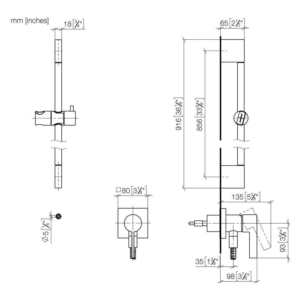 Dornbracht Unterputz-Einhandmischer Serienspezifisch 36013970 platin... DORNBRACHT-36013970-08 4029011912627 (Abb. 3)