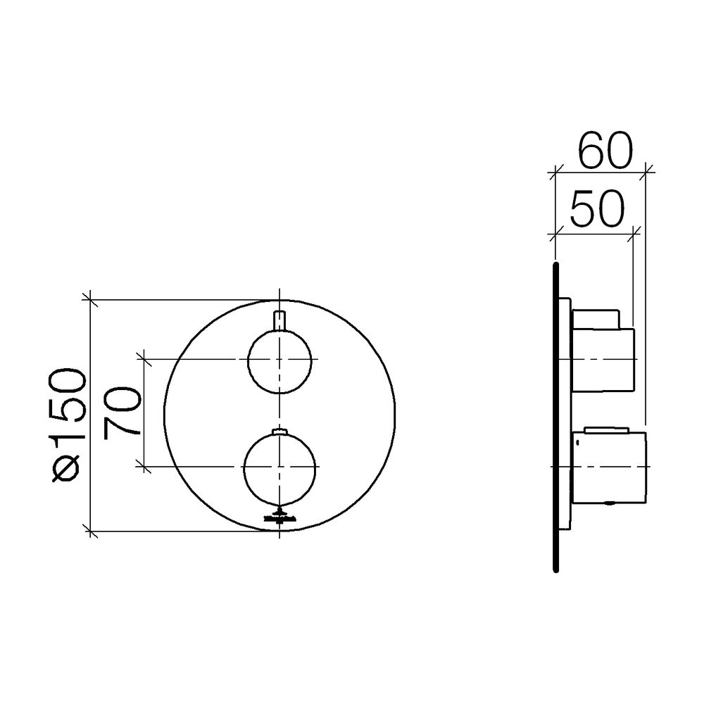 Dornbracht Unterputz-Thermostat Serienneutral 36425969 chrom... DORNBRACHT-36425969-00 4029011629723 (Abb. 2)