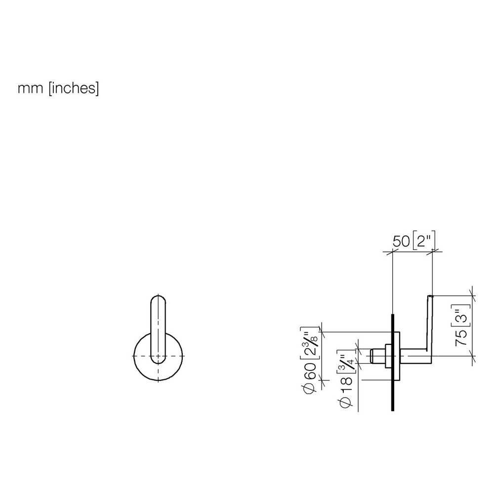 Dornbracht Unterputzventil Meta, rechtsschließend, 1/2", Rosette 60mm, Chrom, 3... DORNBRACHT-36607661-00 4029011972638 (Abb. 3)