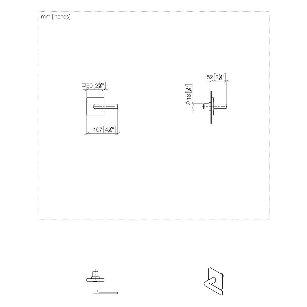Dornbracht Unterputzventil IMO rechtsschließend, Platin gebürstet, 1/2"... DORNBRACHT-36607671-06 4099477154039 (Abb. 3)
