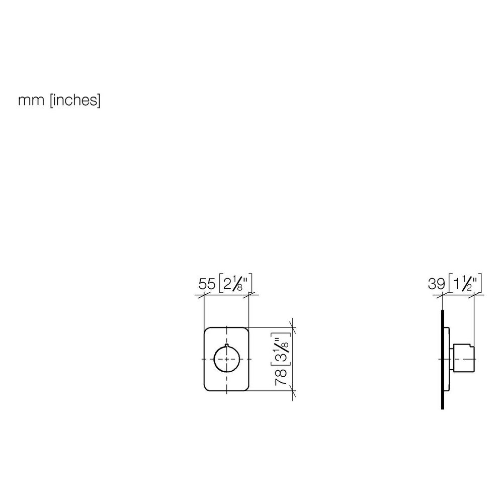 Dornbracht Unterputzventil Lulu rechtsschließend G 1/2", Platin gebürstet, 3660... DORNBRACHT-36607710-06 4029011854002 (Abb. 3)