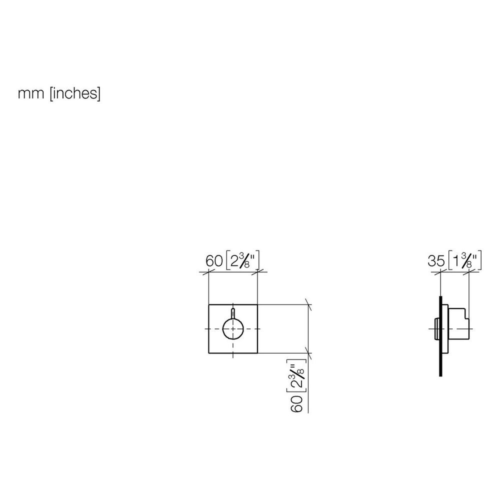 Dornbracht Unterputzventil Symetrics, linksschließend, G 3/4", Gold gebürstet, ... DORNBRACHT-36608985-37 4099477439440 (Abb. 3)