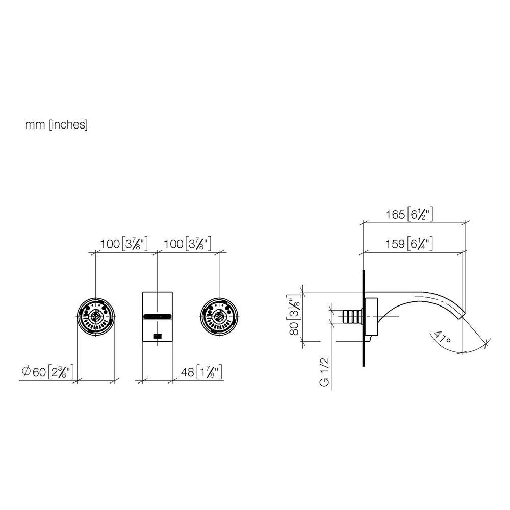 Dornbracht CYO Waschtisch-Wandbatterie 36707811 messing/messing gebürstet... DORNBRACHT-36707811-38 4029011930799 (Abb. 3)