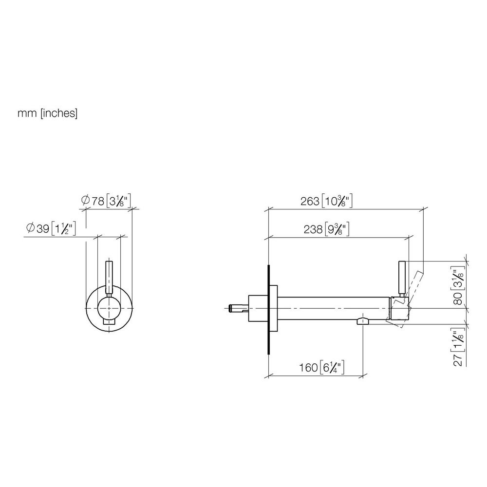Dornbracht Meta Waschtisch-Wand-Einhandmischer ohne Ablaufgarnitur 36804661 sch... DORNBRACHT-36804661-33 4029011762208 (Abb. 3)