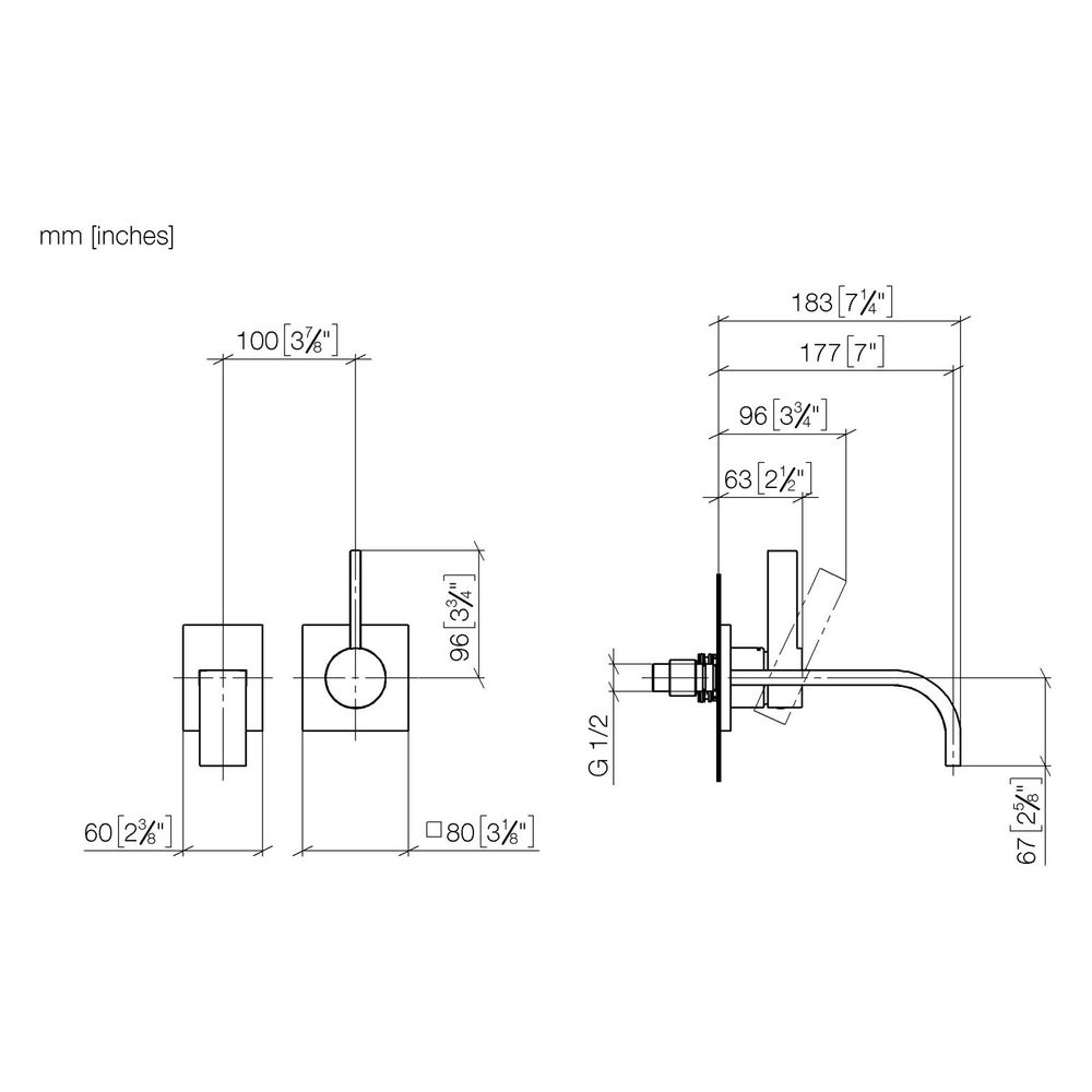 Dornbracht MEM Waschtisch-Wand-Einhandmischer ohne Ablaufgarnitur 36860782 chro... DORNBRACHT-36860782-00 4029011850561 (Abb. 3)