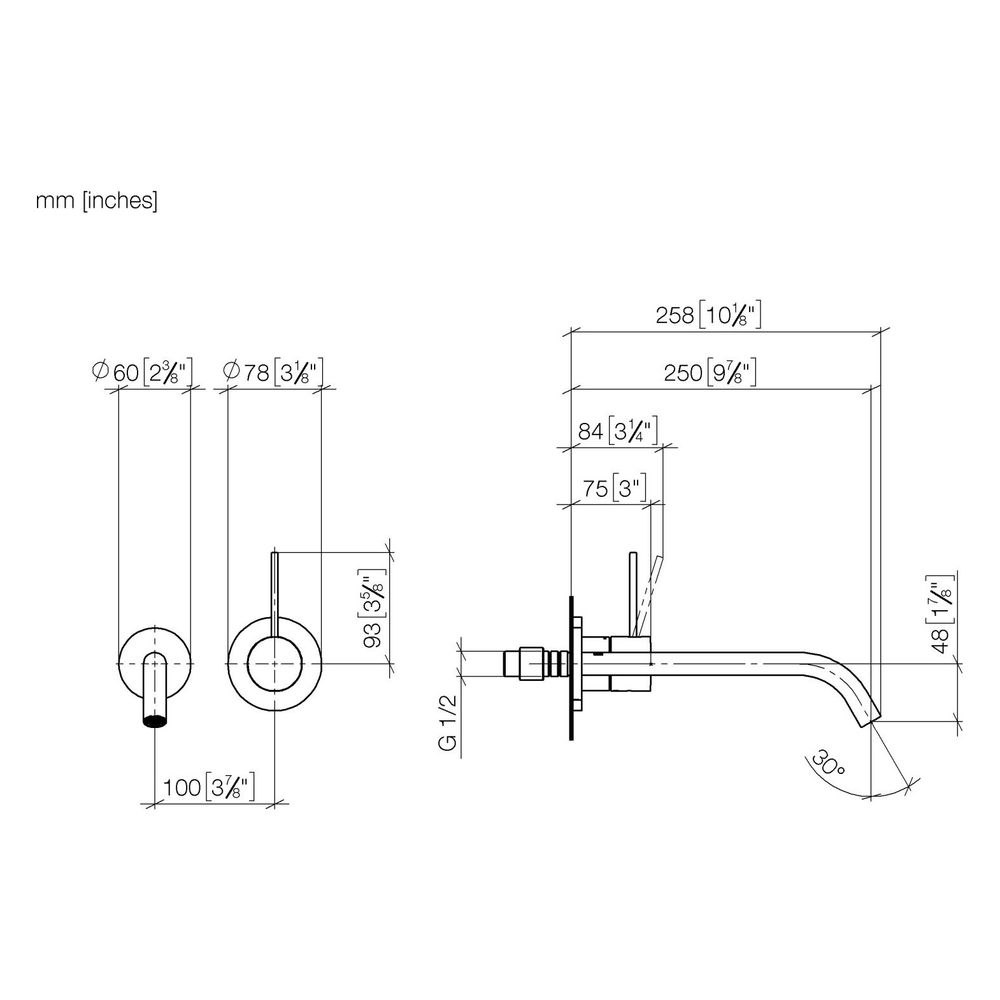 Dornbracht Meta Waschtisch-Wand-Einhandmischer ohne Ablaufgarnitur 36861662 pla... DORNBRACHT-36861662-06 4029011852909 (Abb. 3)