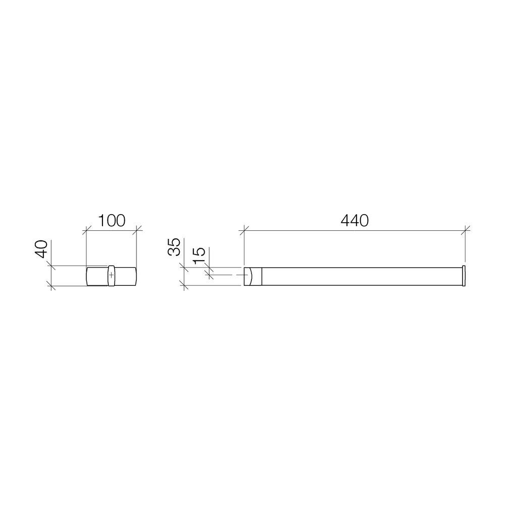 Dornbracht CULT Handtuchhalter 1-teilig 83211960 chrom... DORNBRACHT-83211960-00 4029011464614 (Abb. 2)