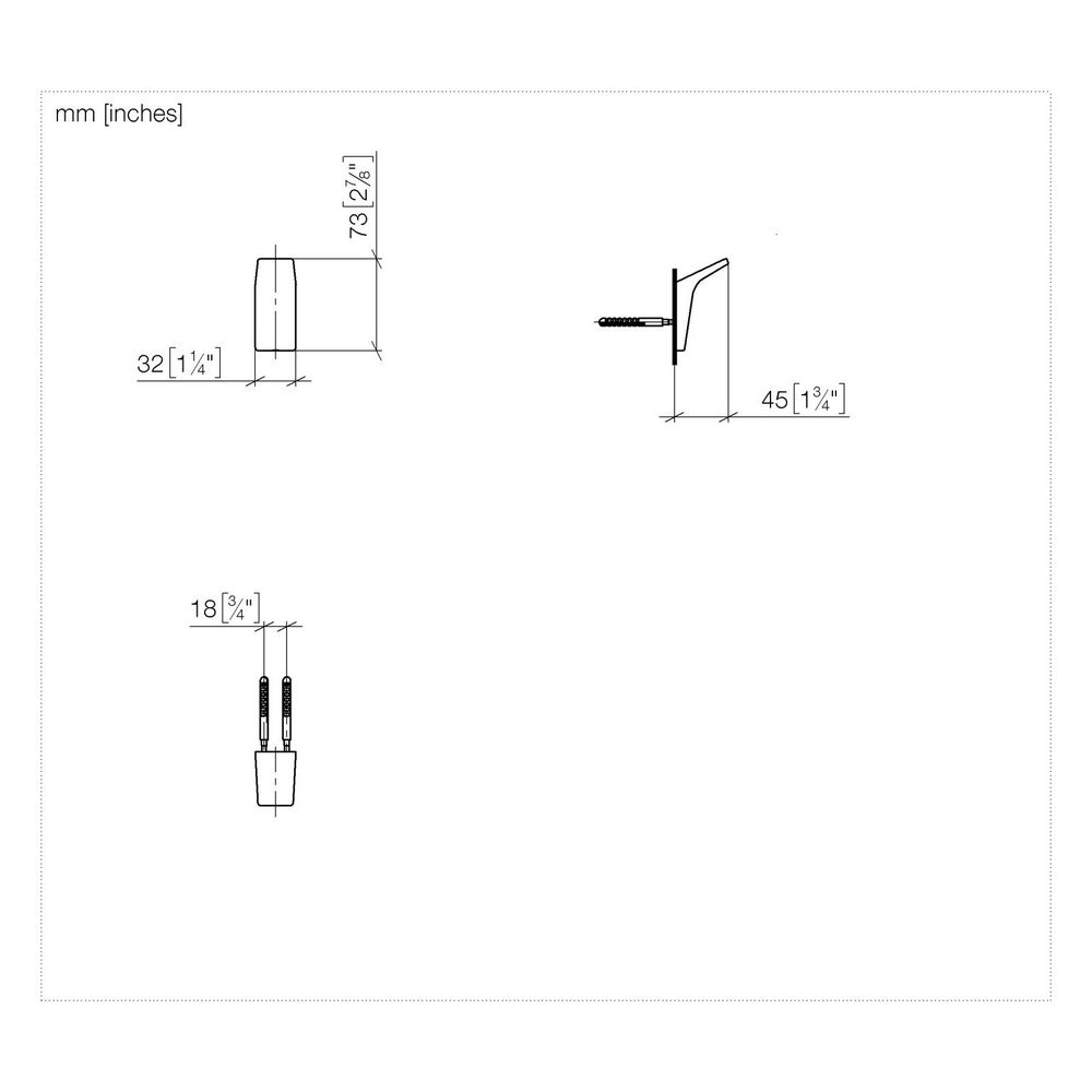 Dornbracht Haken, Ausladung 43mm, Light Gold gebürstet... DORNBRACHT-83250976-27 4099477273617 (Abb. 3)