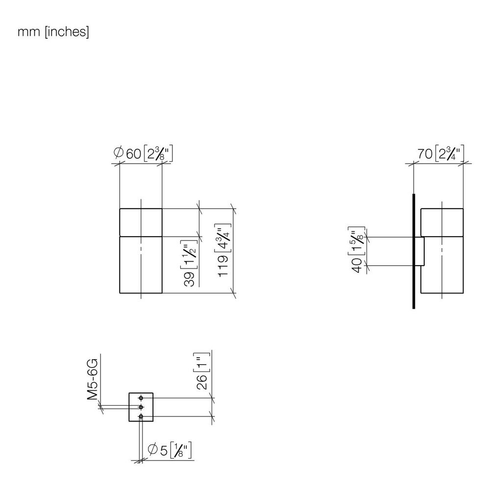 Dornbracht Glashalter Wandmodell, Kristallglas matt, Ausladung 110mm, Gold gebü... DORNBRACHT-83401979-37 4099477440736 (Abb. 3)