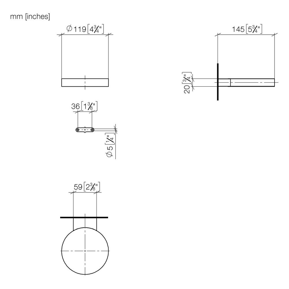 Dornbracht Seifenhalter Wandmodell Meta 120x20x145mm, Gold gebürstet PVD... DORNBRACHT-83410979-37 4099477440767 (Abb. 3)