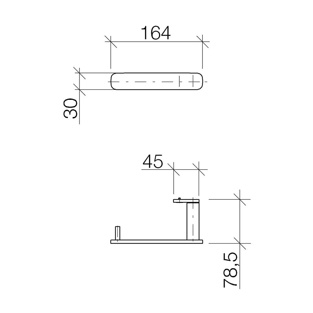 Dornbracht Gentle Papierrollenhalter ohne Deckel 83500720 chrom... DORNBRACHT-83500720-00 4029011642364 (Abb. 2)