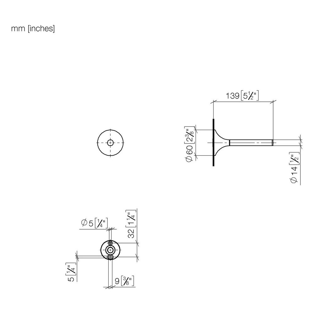 Dornbracht Reserve-Papierrollenhalter Vaia, Ausladung 139mm, Bronze gebürstet... DORNBRACHT-83590809-42 4099477110714 (Abb. 3)