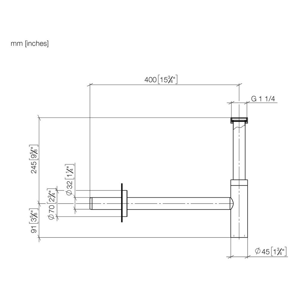 Dornbracht Geruchverschluss rund, Dark Bronze gebürstet PVD, 10060970... DORNBRACHT-10060970-43 4099477462653 (Abb. 4)