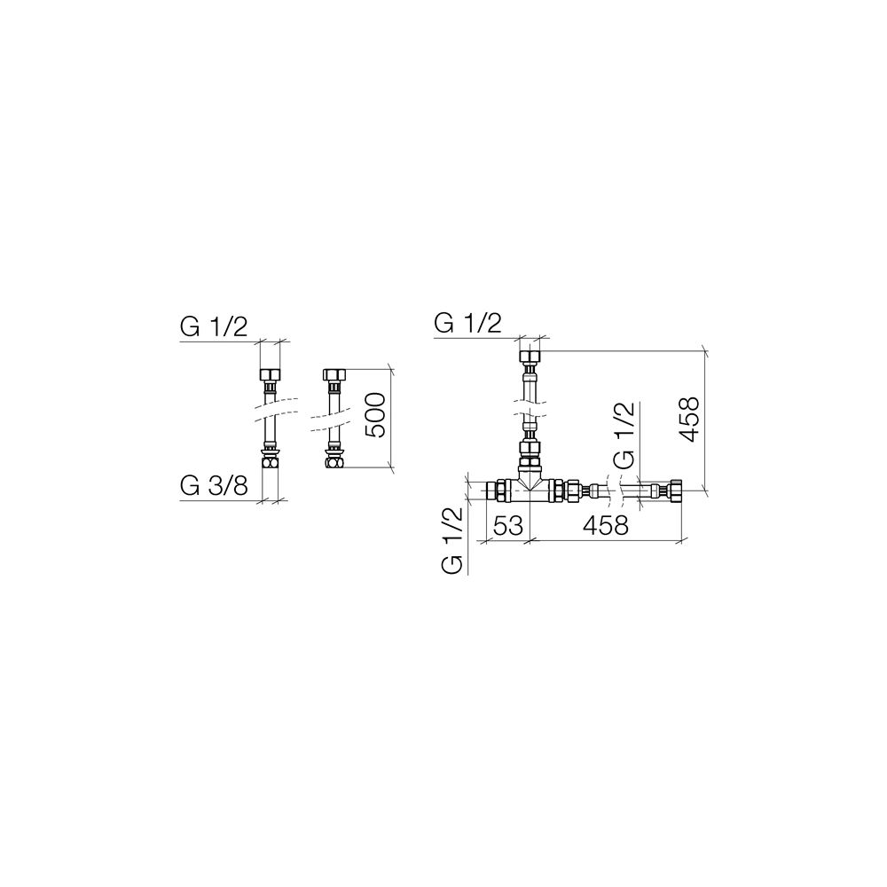 Dornbracht Schlauchset bleifrei für Umstellung 29 12X SSS, 1250997090... DORNBRACHT-1250997090 4029011668586 (Abb. 2)