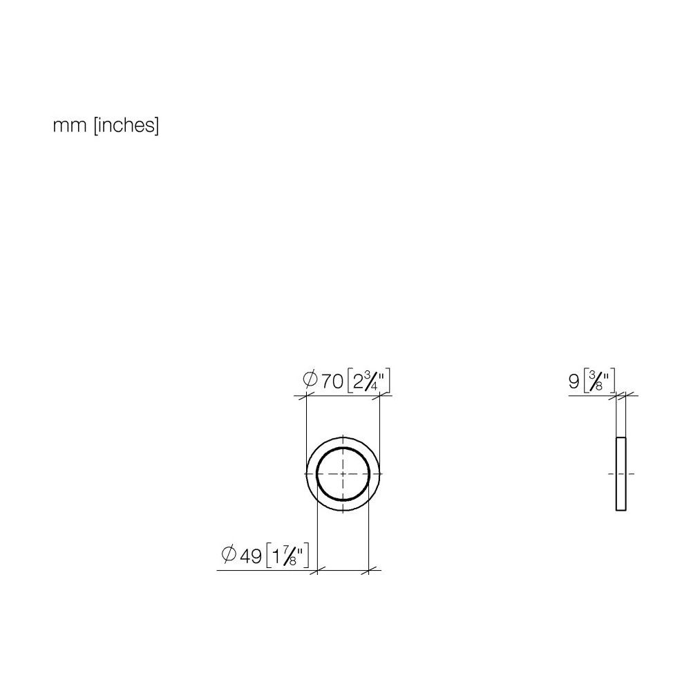Dornbracht Rosette Serienneutral 12720660 platin matt... DORNBRACHT-12720660-06 4029011908538 (Abb. 4)