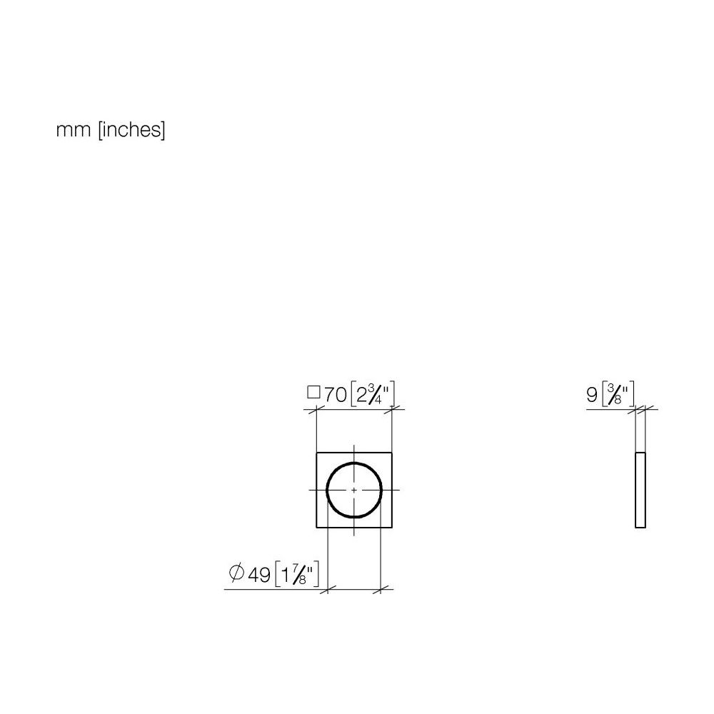 Dornbracht Rosette Serienneutral 12720980 chrom... DORNBRACHT-12720980-00 4029011908521 (Abb. 4)