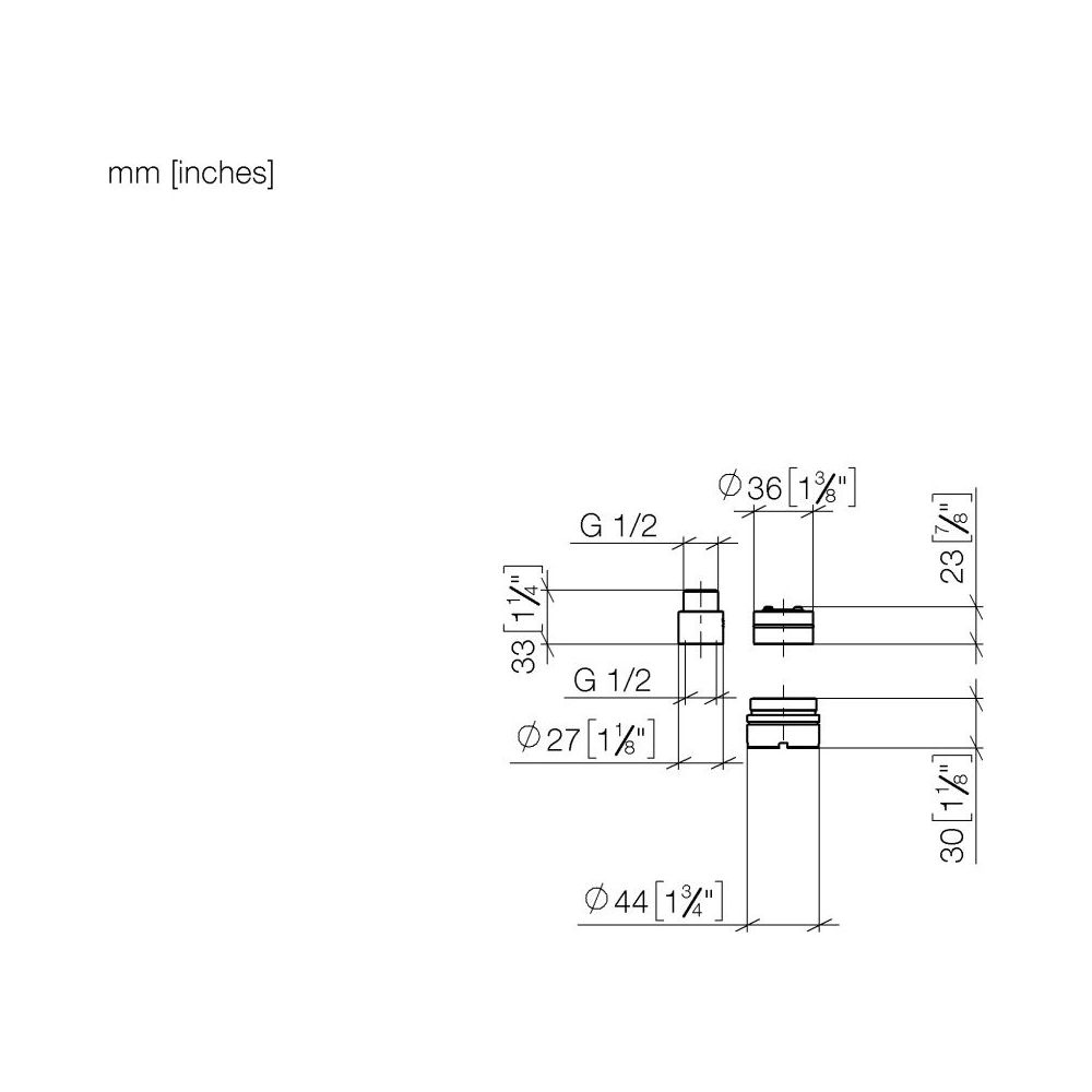 Dornbracht Verlängerung 20mm für 35 860 970 90... DORNBRACHT-1286997090 4029011857430 (Abb. 4)