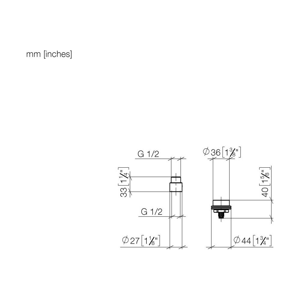 Dornbracht Verlängerung 20mm für 35 860 970 90, für Meta Pure 36 86X 664-FF... DORNBRACHT-1287097090 4029011856105 (Abb. 4)