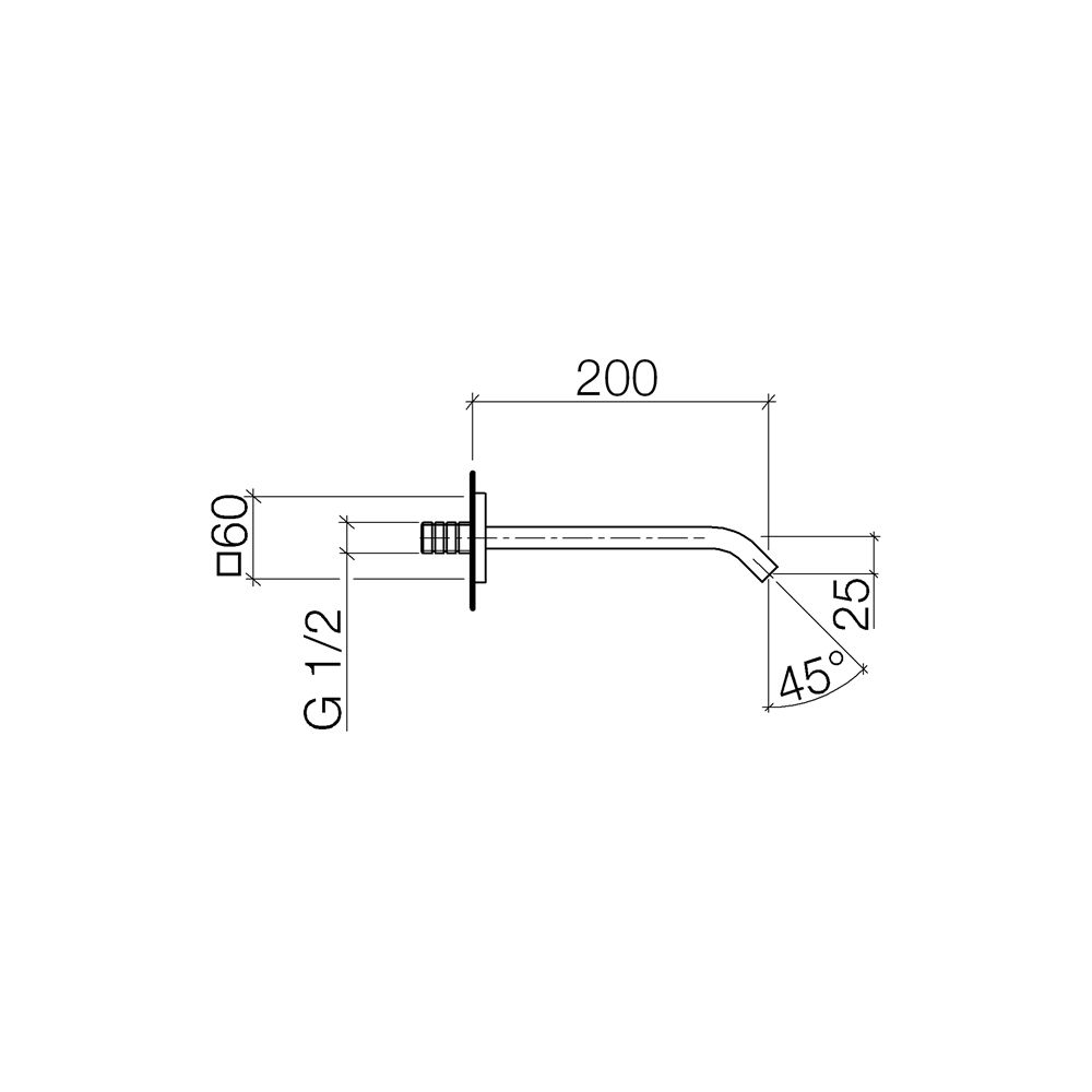 Dornbracht Wannenauslauf IMO für Wandm. Ausladung 200mm, 25,1l/min, Dark Chrome... DORNBRACHT-13801670-19 4099477161587 (Abb. 4)