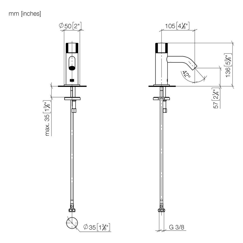 Dornbracht Meta Standventil, Kaltwasser 17500660 schwarz matt... DORNBRACHT-17500660-33 4029011761812 (Abb. 4)