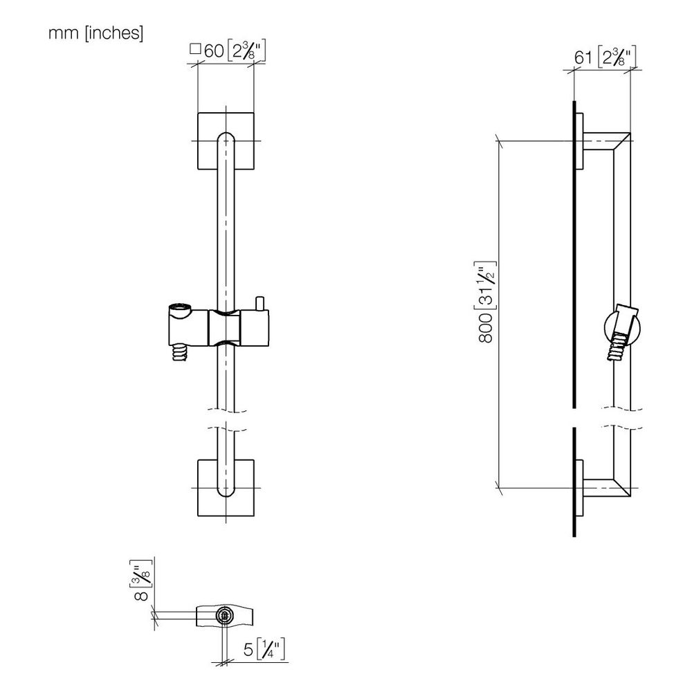 Dornbracht Symetrics Duschgarnitur Serienspezifisch 26413980 chrom... DORNBRACHT-26413980-00 4029011887536 (Abb. 4)
