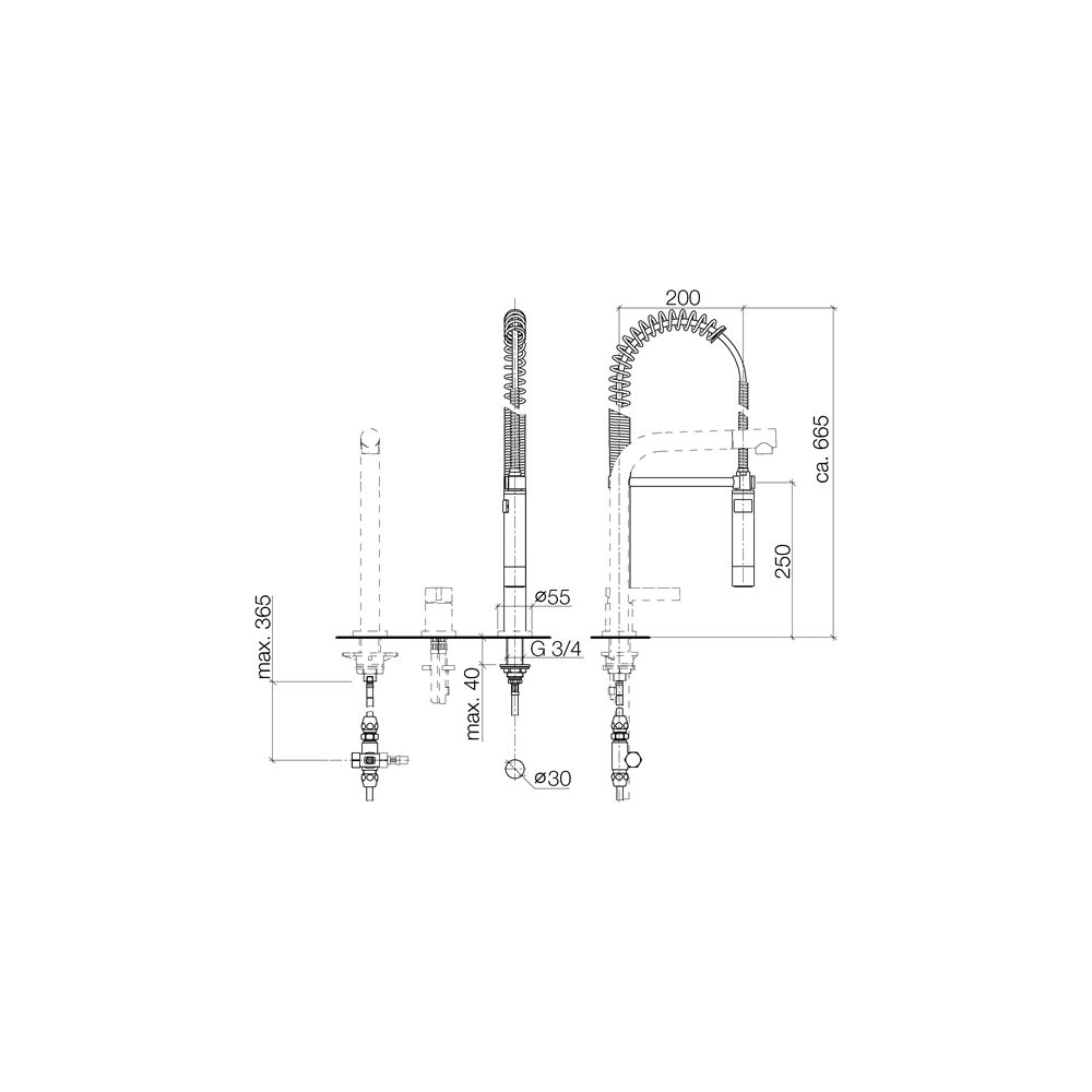 Dornbracht Profibrausegarnitur Serienneutral 27789970 platin... DORNBRACHT-27789970-08 4029011894756 (Abb. 4)