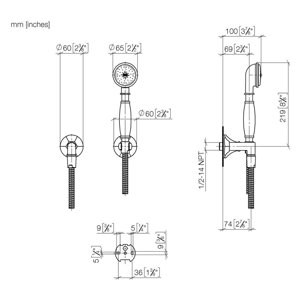 Dornbracht Madison Schlauchbrausegarnitur 27803371 platin matt... DORNBRACHT-27803371-06 4029011719226 (Abb. 4)