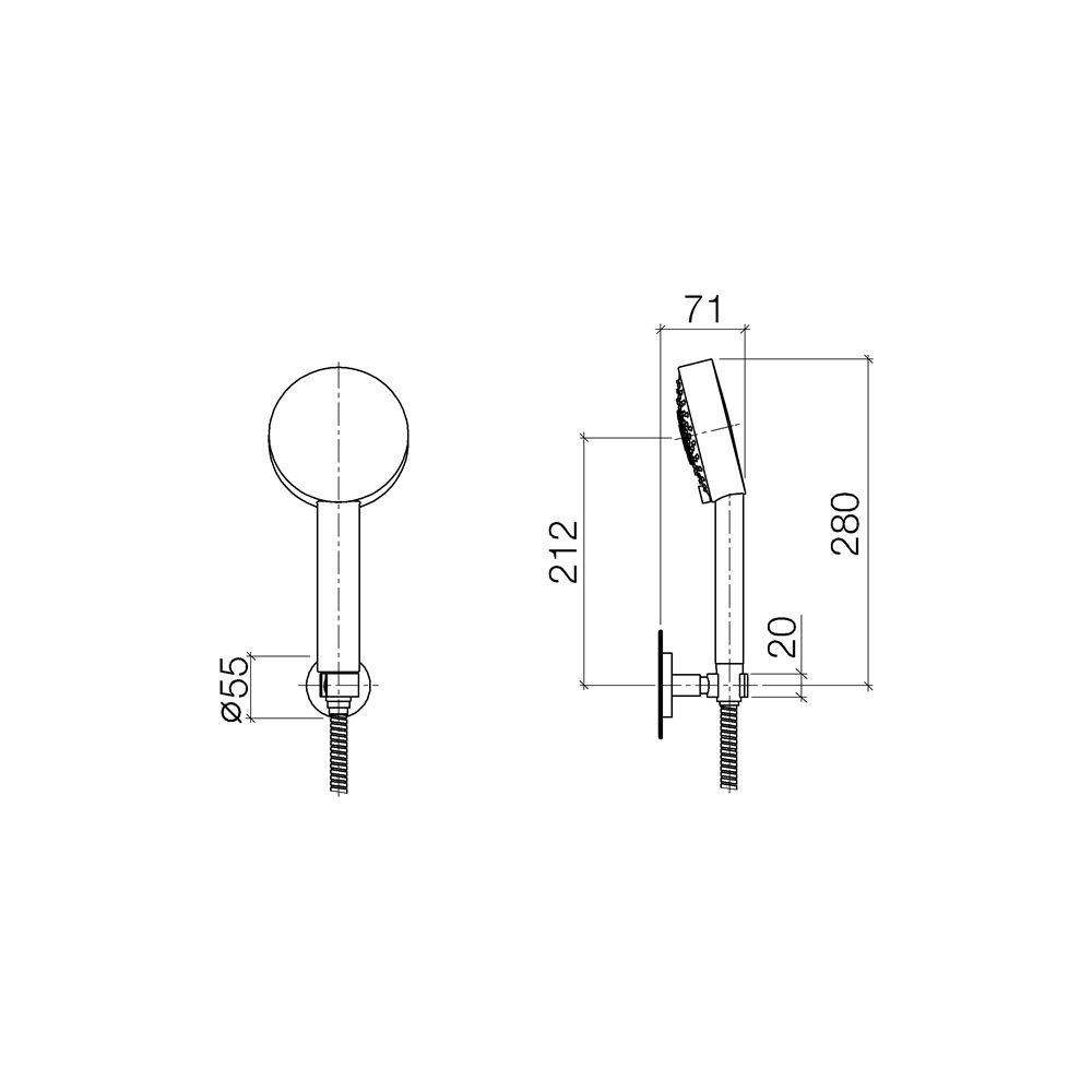 Dornbracht Meta Schlauchbrausegarnitur 27805625 schwarz matt... DORNBRACHT-27805625-33 4029011784064 (Abb. 4)