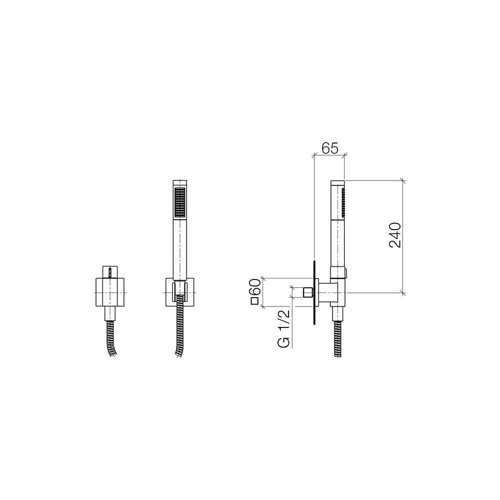 Dornbracht Symetrics Schlauchbrausegarnitur Serienspezifisch 27809980 Messing g... DORNBRACHT-27809980-28 4029011898259 (Abb. 4)