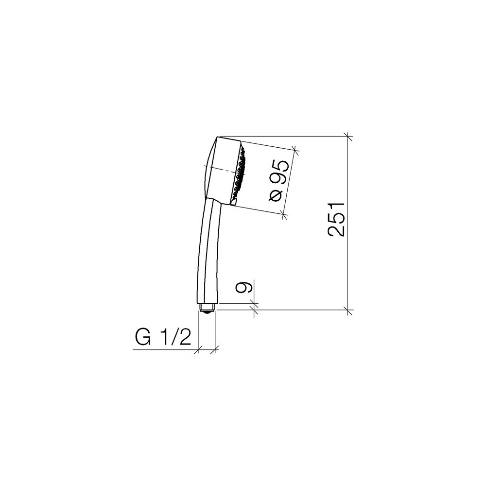 Dornbracht Handbrause Madison 9l/min, Chrom... DORNBRACHT-28002978-00 4029011483585 (Abb. 4)