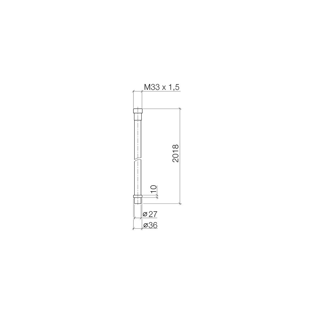 Dornbracht Kneipp-Schlauch Water Tube 2000mm, Weiß/Dark Chrome... DORNBRACHT-28285979-19 4029011997310 (Abb. 4)