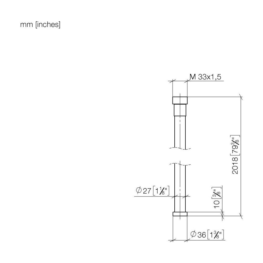 Dornbracht Kneipp-Schlauch Water Tube 2000mm, Dark Brass gebürstet... DORNBRACHT-28286979-39 4099477380704 (Abb. 4)